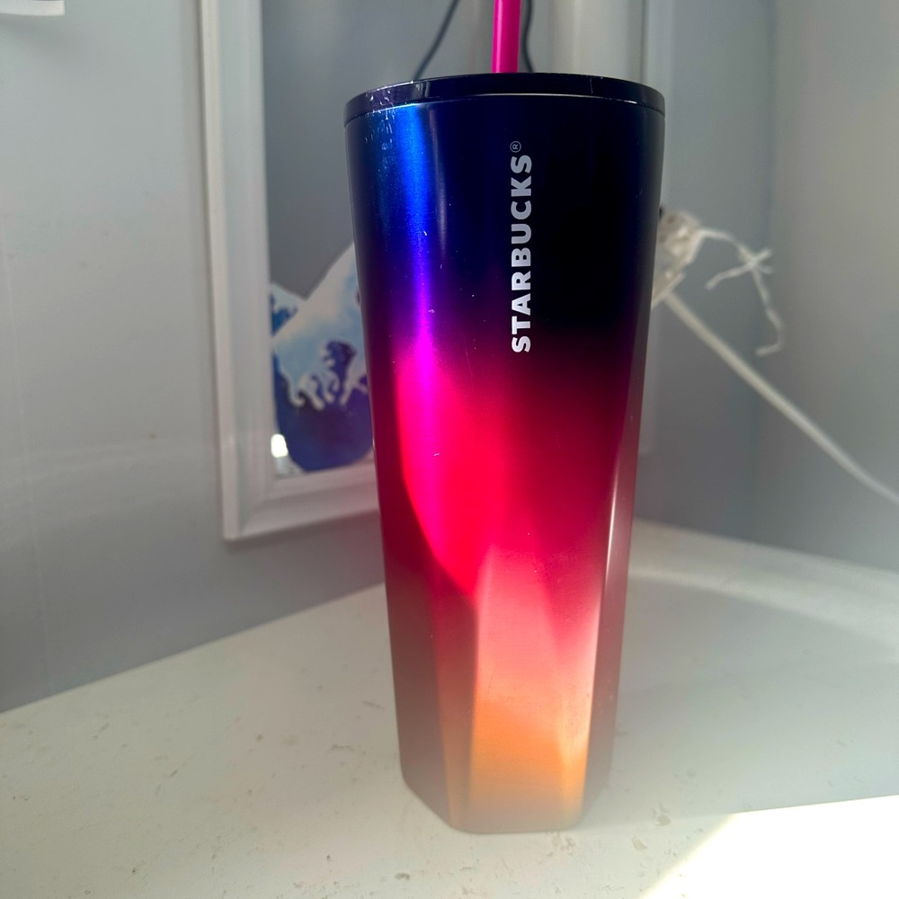 Starbucks stainless steel 24oz ombre tumbler